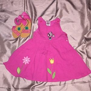 Cute pink Minnie Mouse dress 18 months